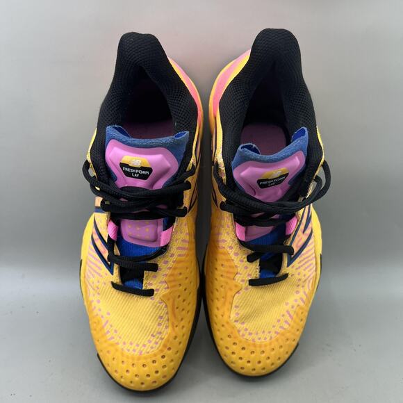 New Balance Fresh Foam Lav V2 Shoes Women Size 7.5 B Yellow Pink Tennis Sneakers - Picture 5 of 8